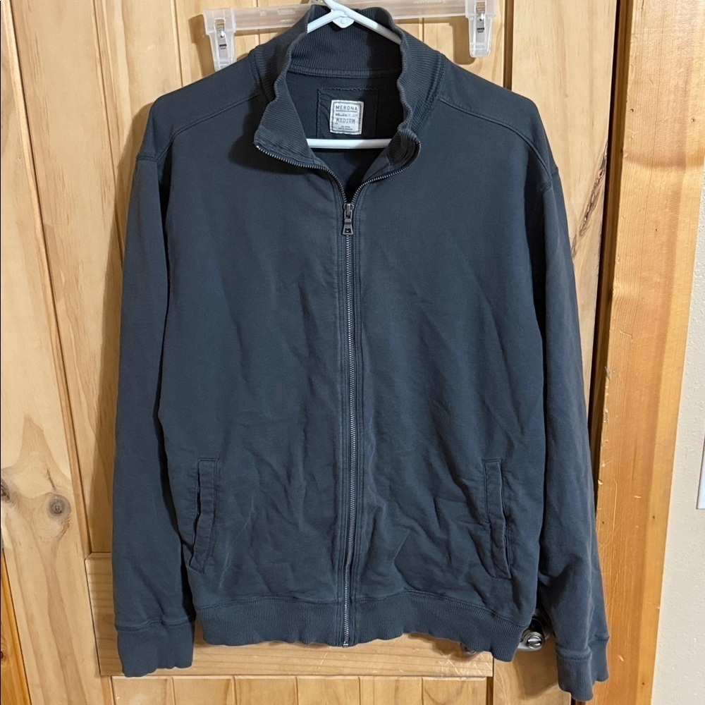 MERONA Dark Gray Zip-Up Jacket